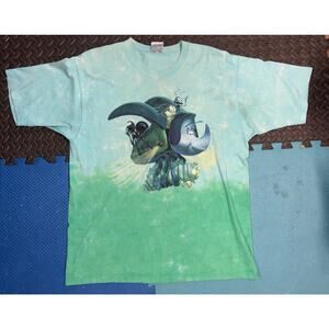 Vintage liquid blue a bugs life size large shirt tie dye Disney 90s